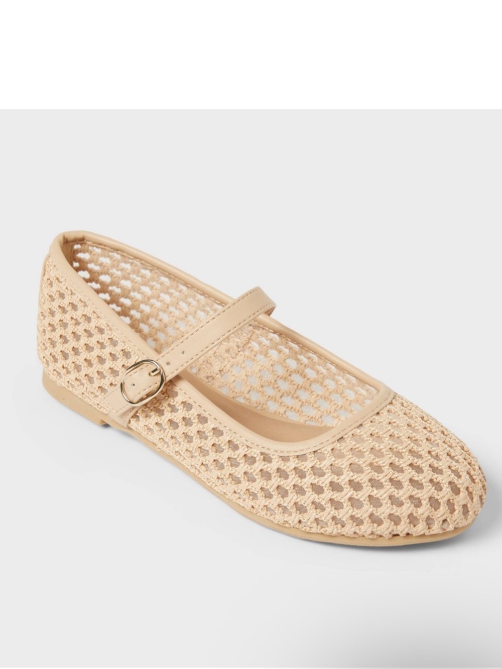Girl’s  Wilma Ballet Flat. Cream. 4